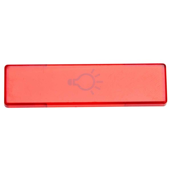 Abdeckung für LIRA Lichtaster Modell 650 (rot mit Symbol)